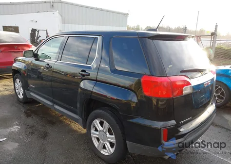 2016 GMC Terrain Sle-1 из США, поврежденный, VIN 2GKALMEK7G6340460